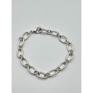 925 Sterling Silver Chain Bracelet With Lobster Clasp